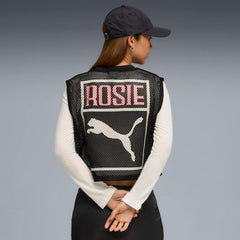 Puma x Rosé Relaxed Mesh Top