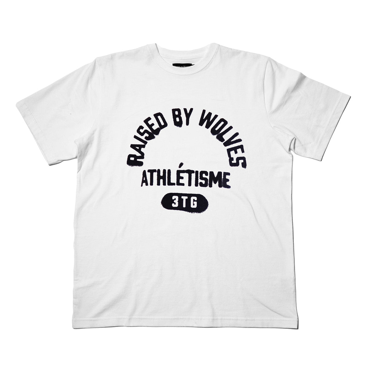 Raised By Wolves Athletisme Tee White