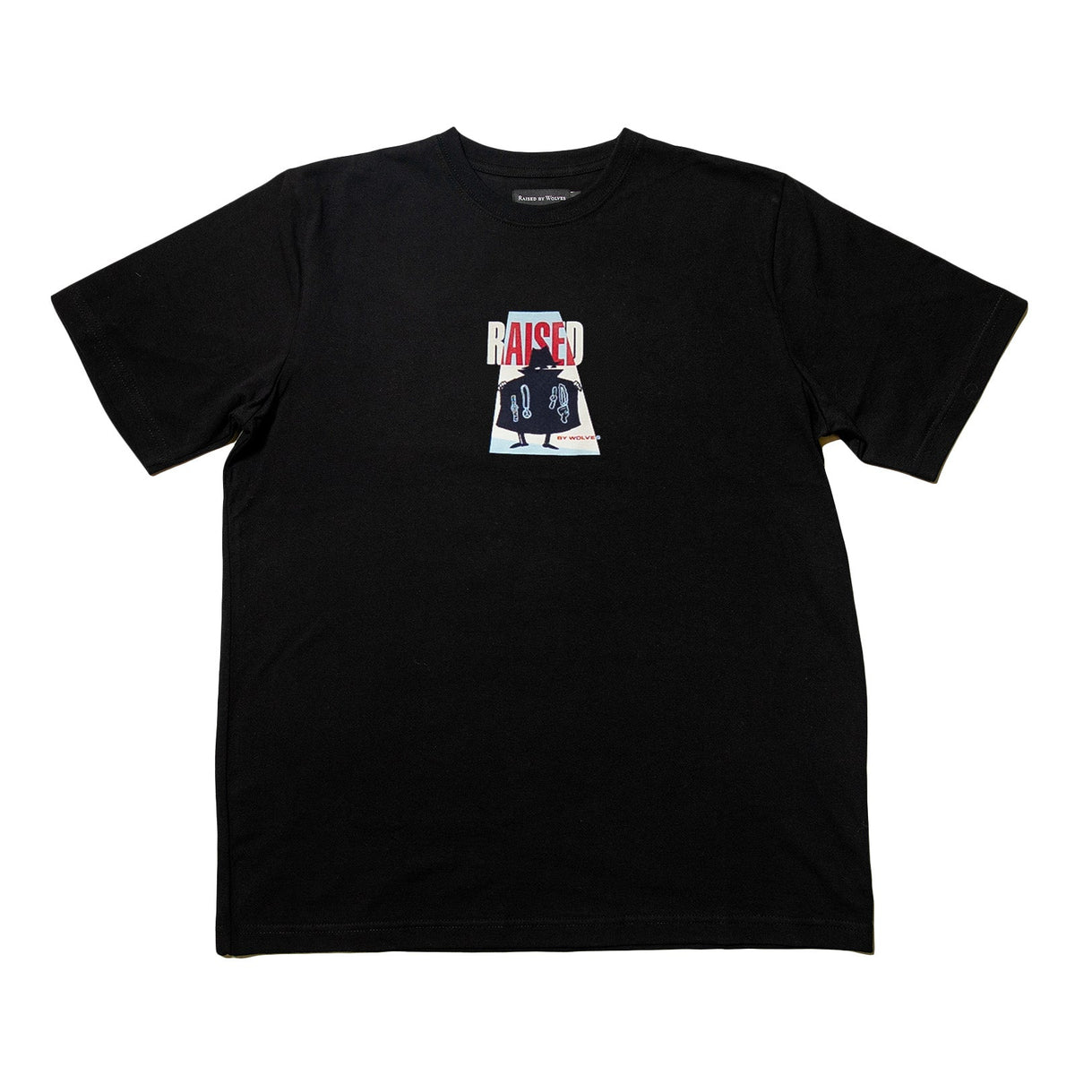 Raised By Wolves Bootleg Tee Black