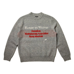 Raised By Wolves DMA Intarsia Sweater Heathered Grey