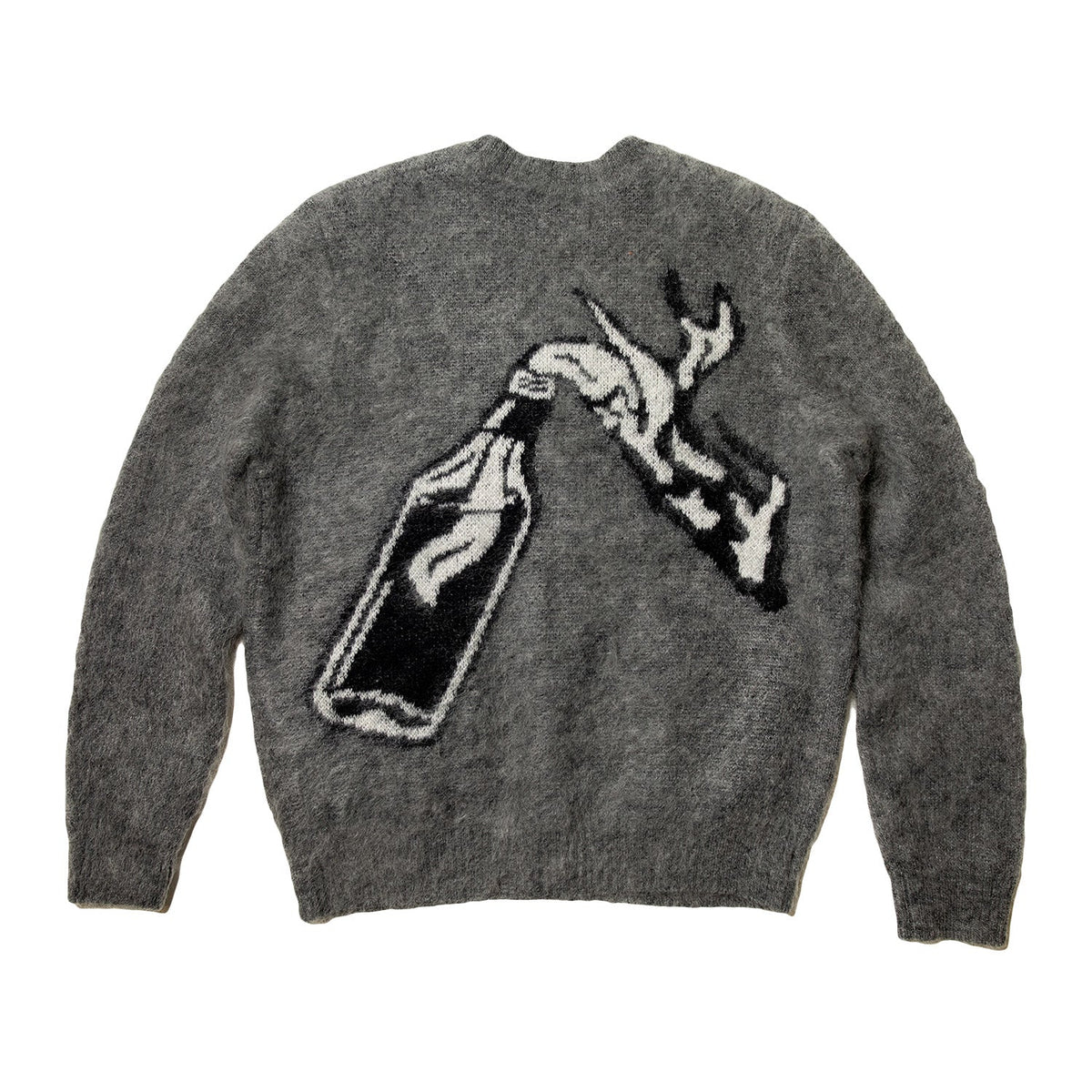 Raised By Wolves Molotov Cardigan Sweater Charcoal