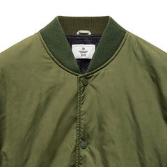 Reigning Champ Men Econyl Satin Nylon Stadium Jacket Fatigue RC-4288-FTG