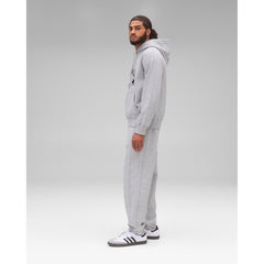 Reigning Champ Men Midweight Terry Lines Hoodie Heather Grey Black RC-3304-HGB