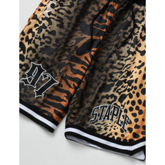 Staple Men Mesh Basketball Short Brown 2206B6979-BRN