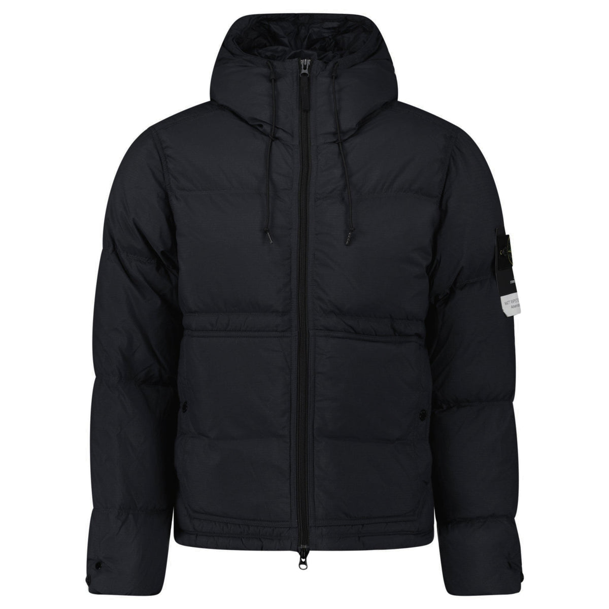 STONE ISLAND DOWN MATTE RIPSTOP CORDURA® ADVANCED FABRIC PARKA IN BLACK